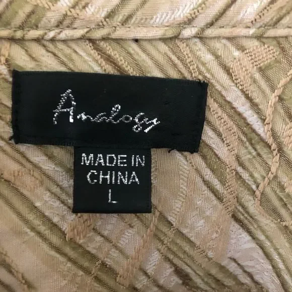 ANALOGY Jacket Size large - Picture 2 of 5